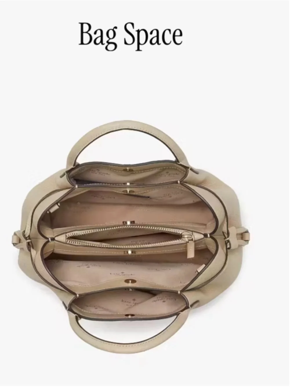Kate Spade Dumpling Mini Satchel Pebbled Leather Mountain Grey Crossbody Bag